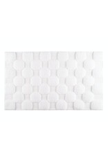 Aura Bath Rug, White 24x39