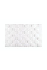 Aura Bath Rug, White 24x39