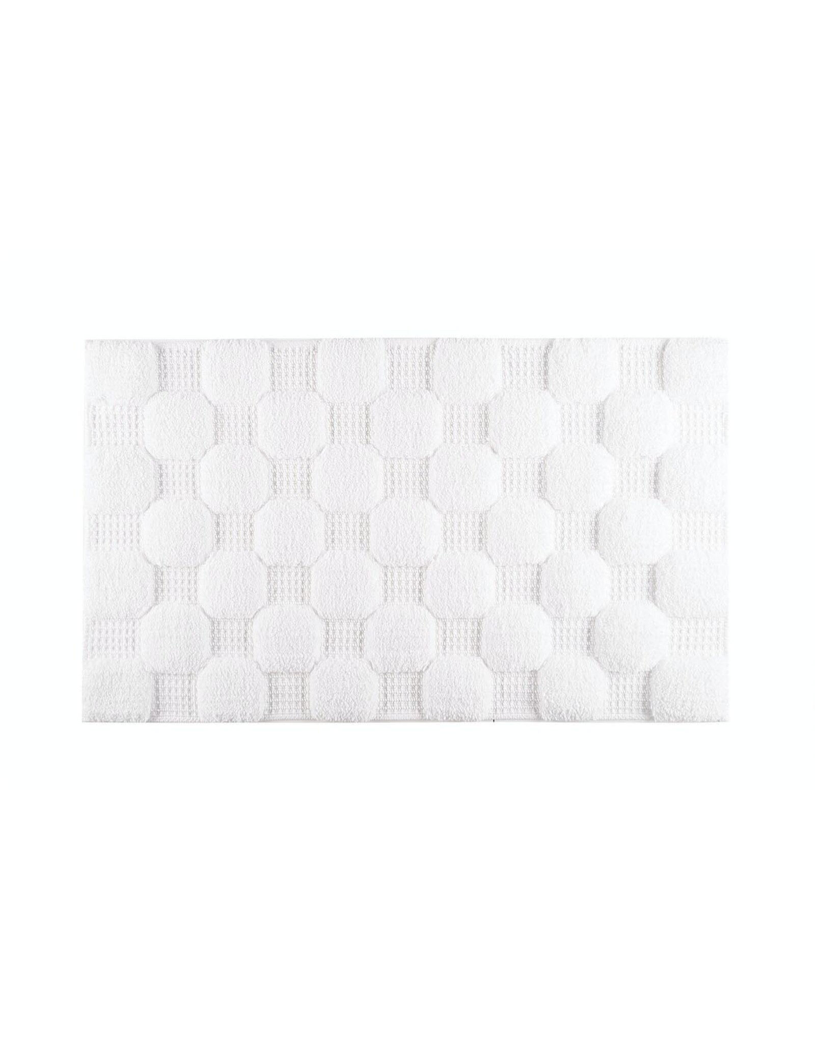 Aura Bath Rug, White 24x39