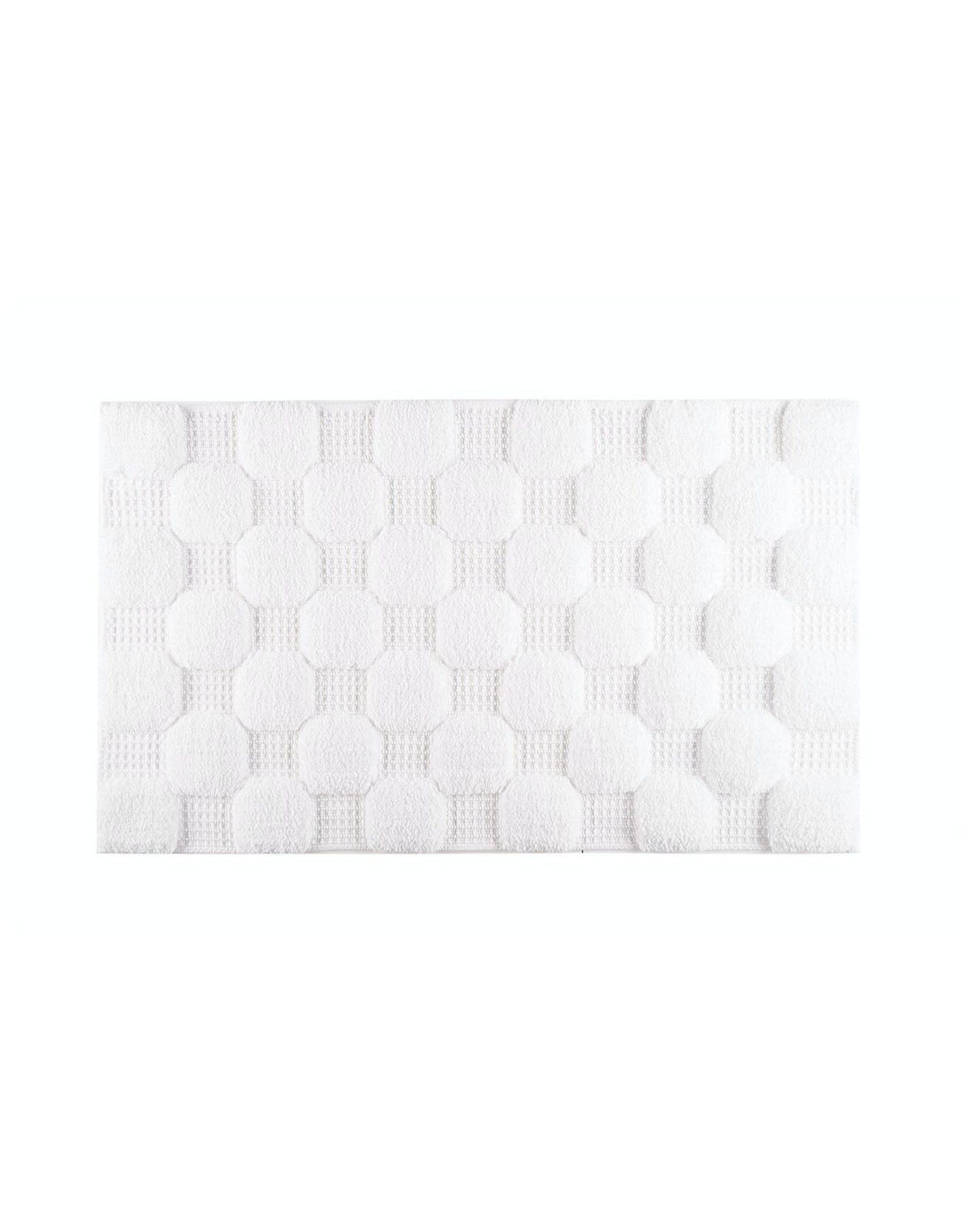 Aura Bath Rug, White 24x39