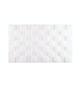 Aura Bath Rug, White 24x39