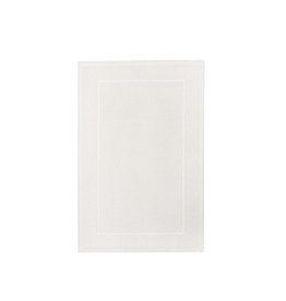 Egoist White Bath Mat 20 x 31