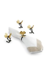 Butterfly Ginkgo Napkin Ring, Set of 4