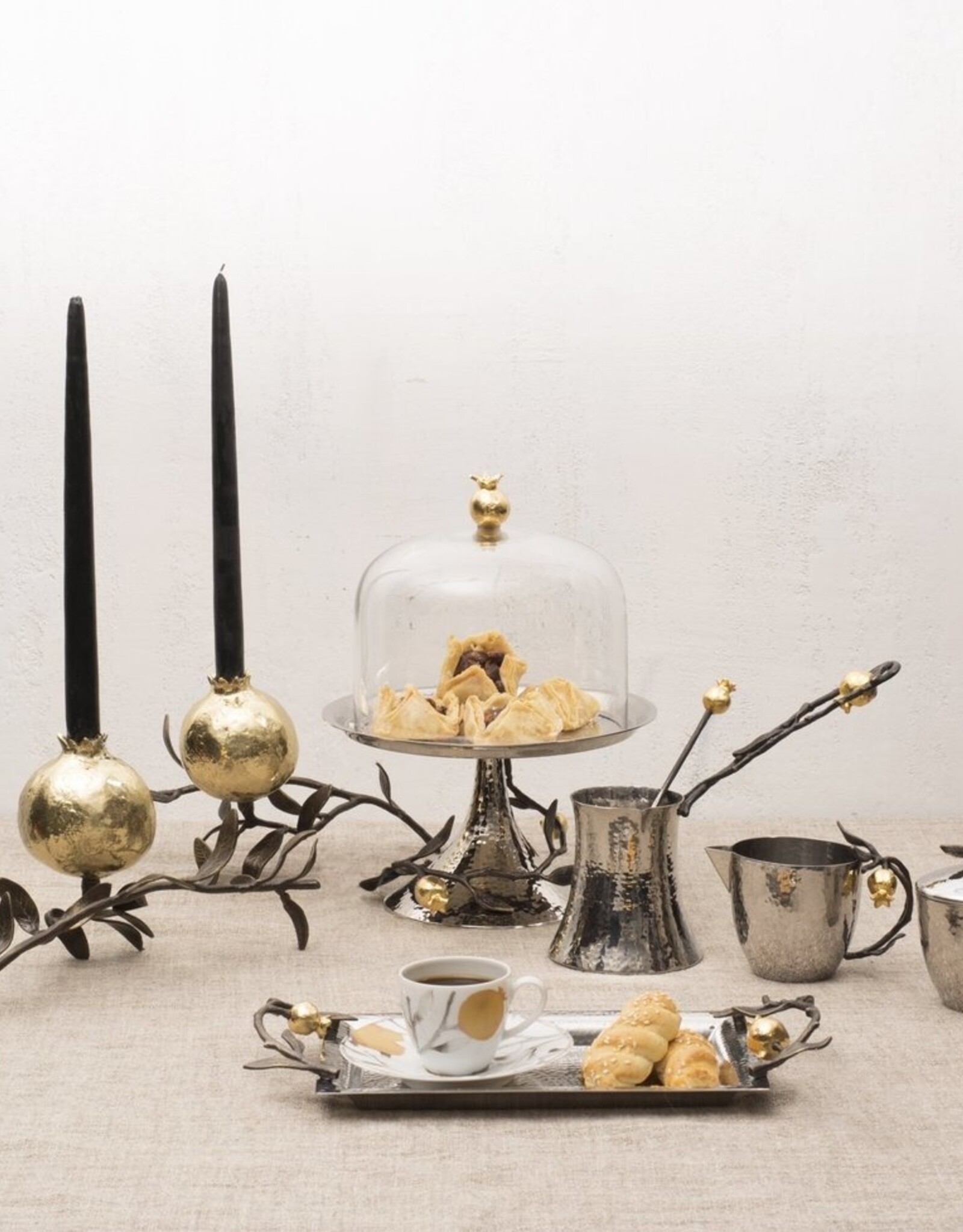 Pomegranate Pastry Dish w/ Dome