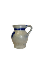 Vintage Small Painted Pitcher, France c1920