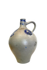 French Hand Painted Jug c1920