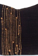 Black & Gold Pillow, Chile 26 x 26