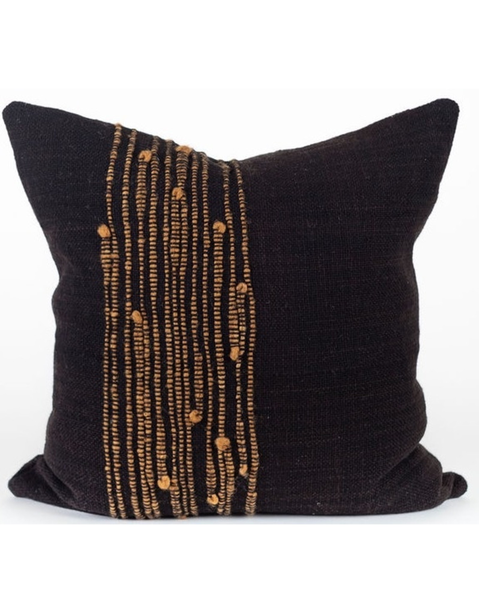 Black & Gold Pillow, Chile 26x26