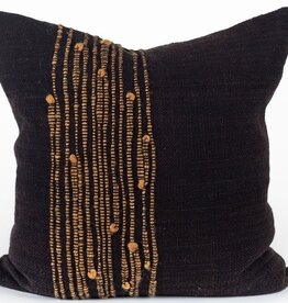 Black & Gold Pillow, Chile 26 x 26