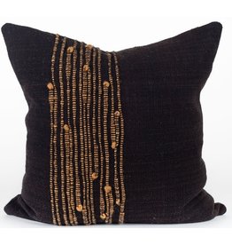 Black & Gold Pillow, Chile 26 x 26