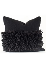 Black Fringe Pillow, Chile 26x26