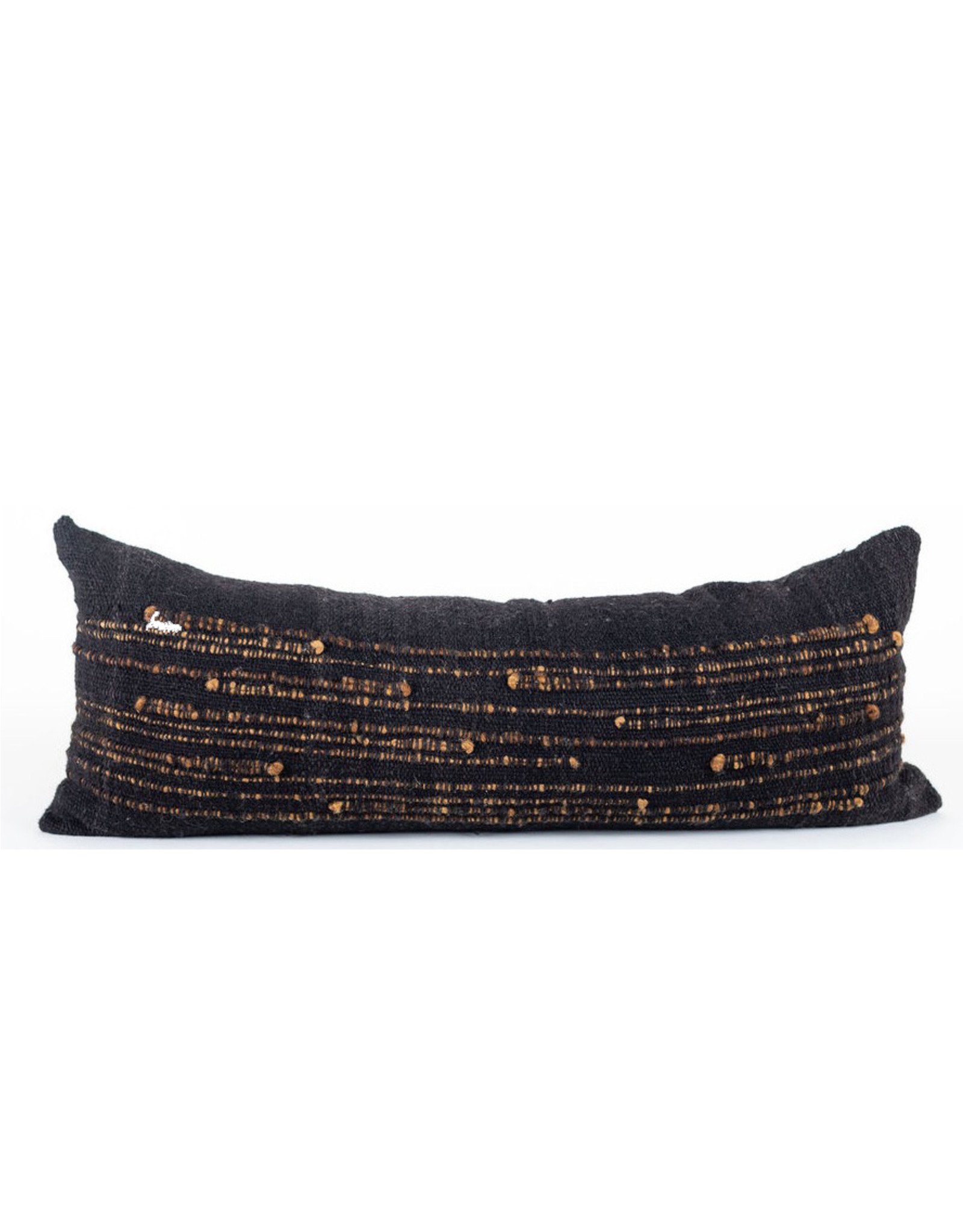 Black & Gold Pillow, Chile 14 x 35