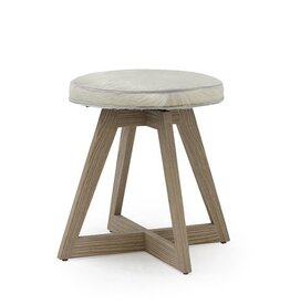 Mason Swivel Hair on Hide Dining Stool (L) FIXTURE