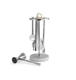 Ivy & Oak Bar Tool Set w/ Stand (L)