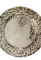 Double Hammered Nickel Charger, 14"