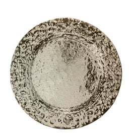 Double Hammered Nickel Charger, 14"