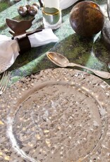 Double Hammered Nickel Charger, 14"