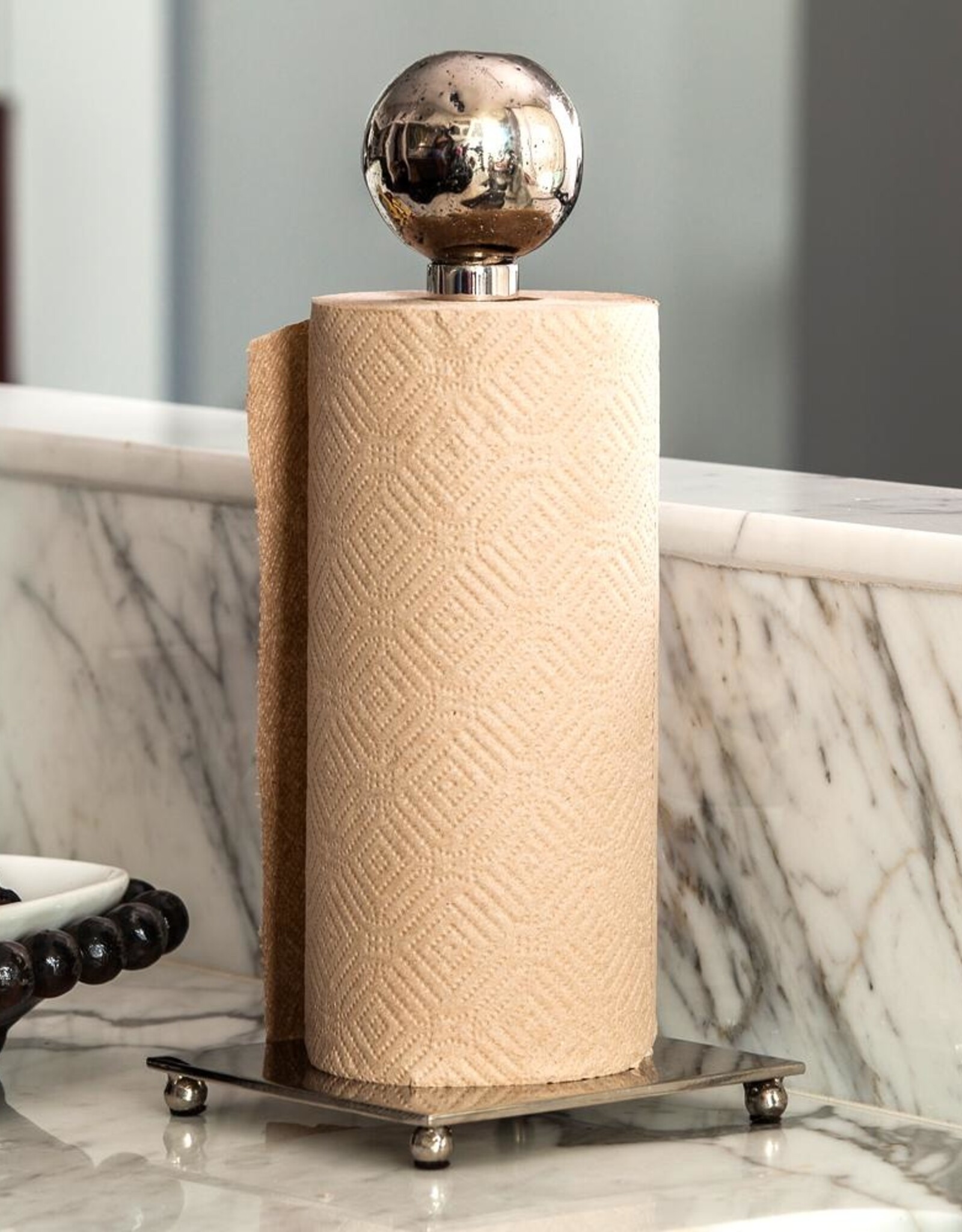 Posada Nickel Paper Towel Holder