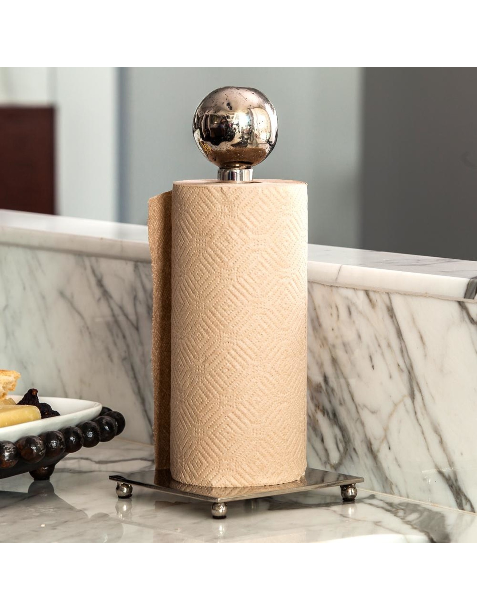 Posada Nickel Paper Towel Holder