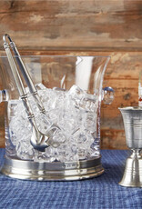 Crystal Ice Bucket w/ Handles, 1385.0