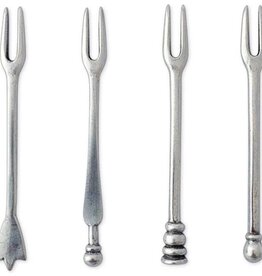 Assorted Olive Cocktail Forks, Set of 4, 1342.0