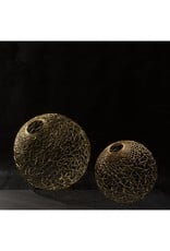 Thatch 21" Natural Brass Twig & Grass Sphere Limited (L)