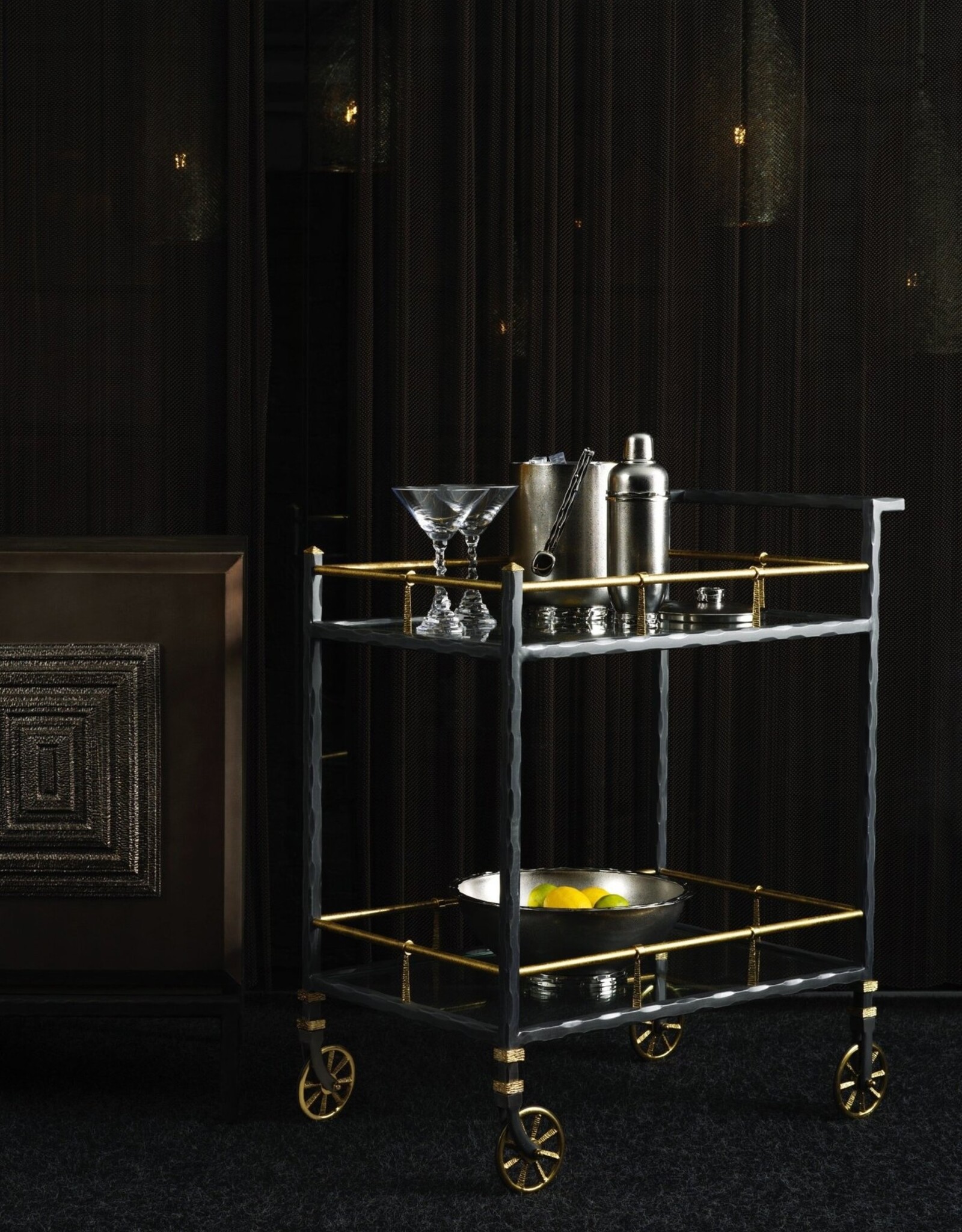 Forged Bar Cart