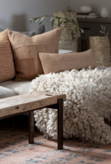 White Alpaca Rug, Chile 48x27