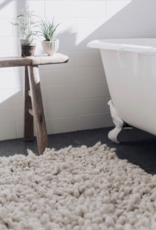 White Alpaca Rug, Chile 48x27