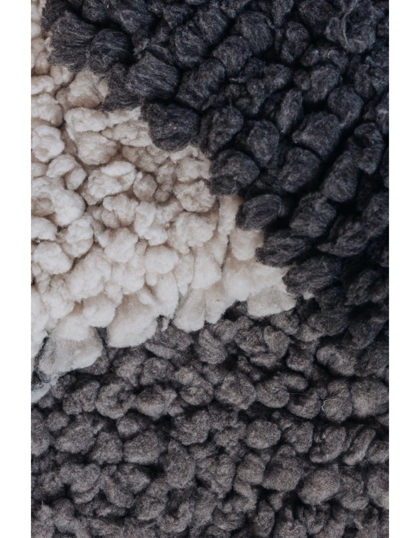 Grey Alpaca Rug, Chile 48 x 27