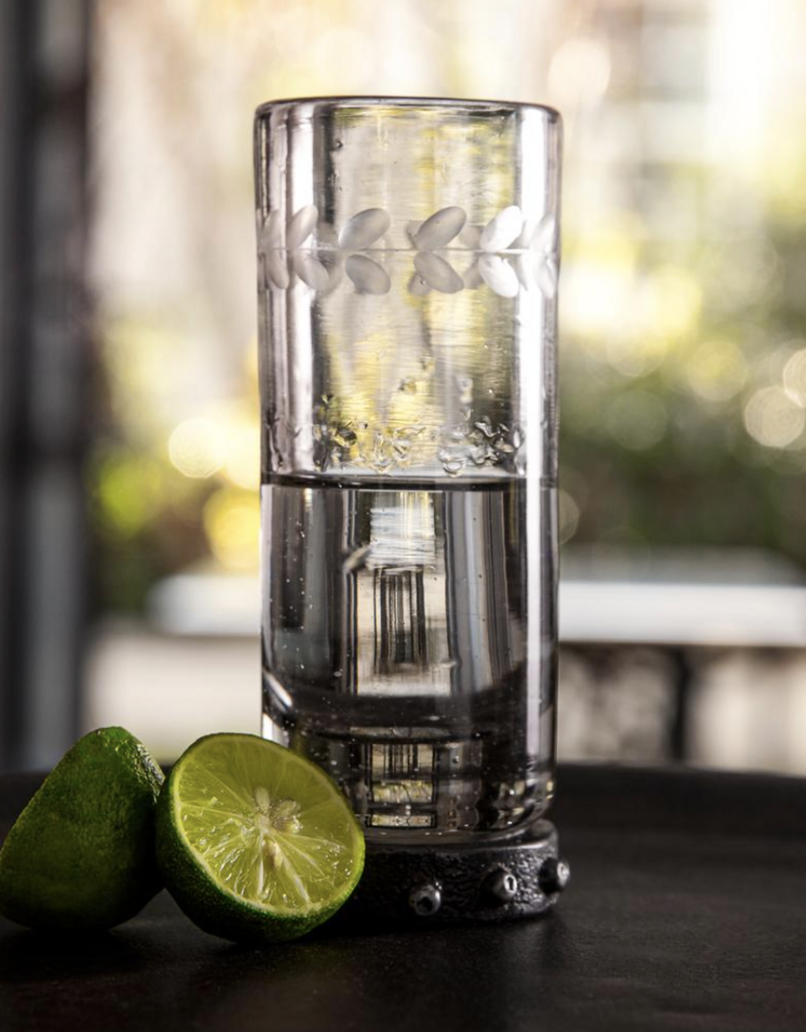 Triple Zackshot w/ Laurel Etched Beaded Iron