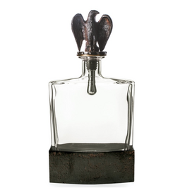Aguila Decanter w/ Eagle Topper & Iron Stand