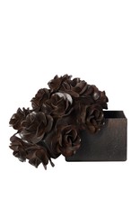 Flores Box w/ Forged Iron Roses (L)