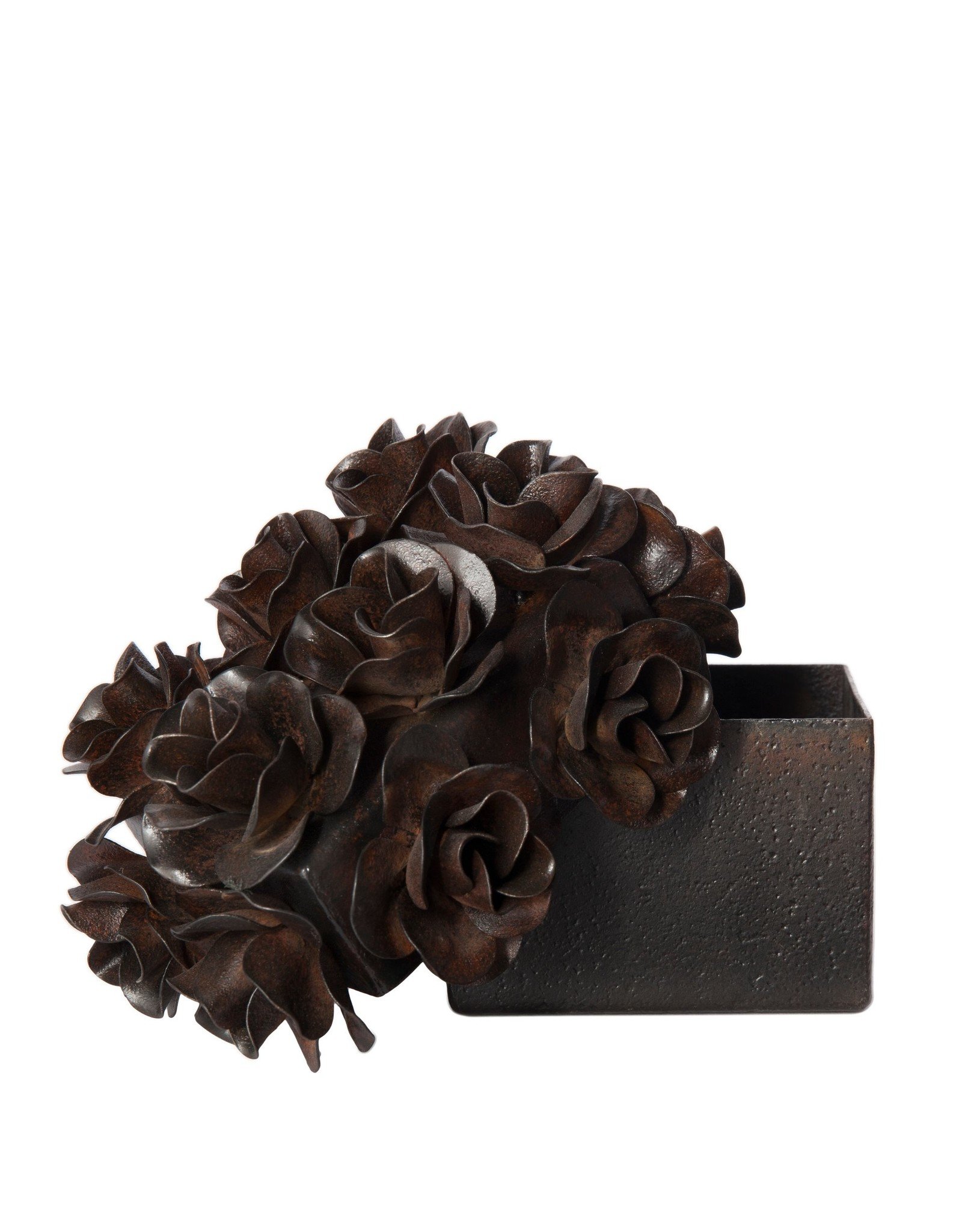 Flores Box w/ Forged Iron Roses