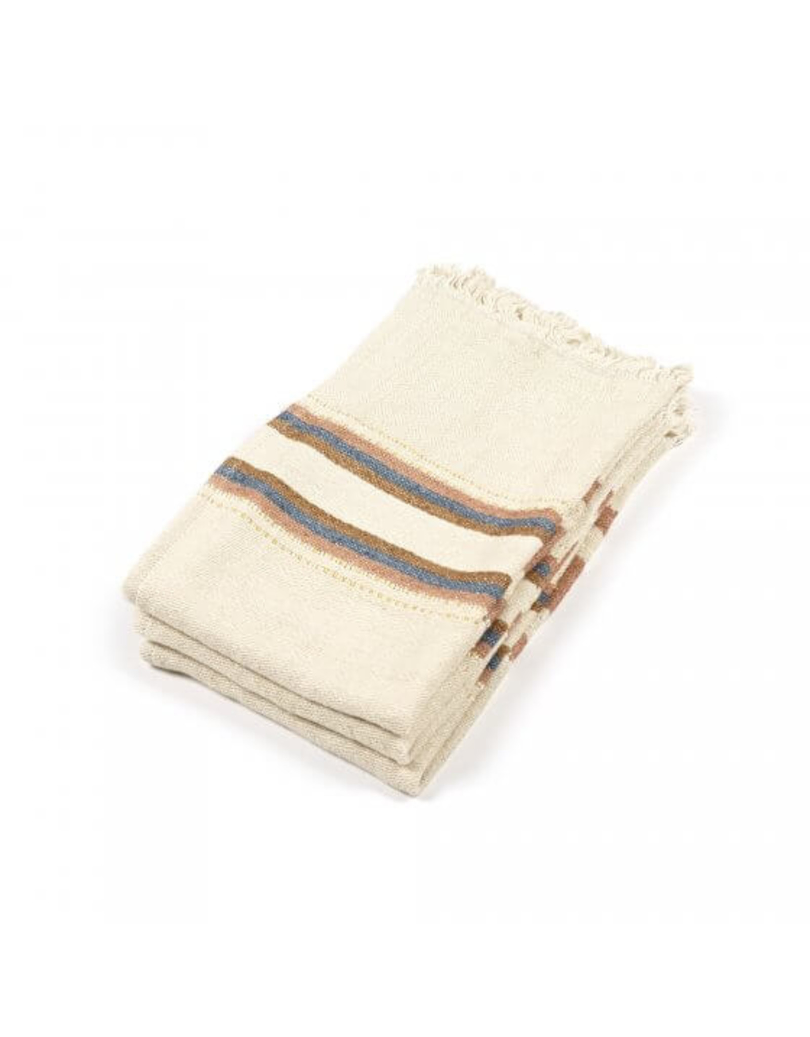 The Belgian Harlan Stripe Guest Towel 21.5 x 25.5