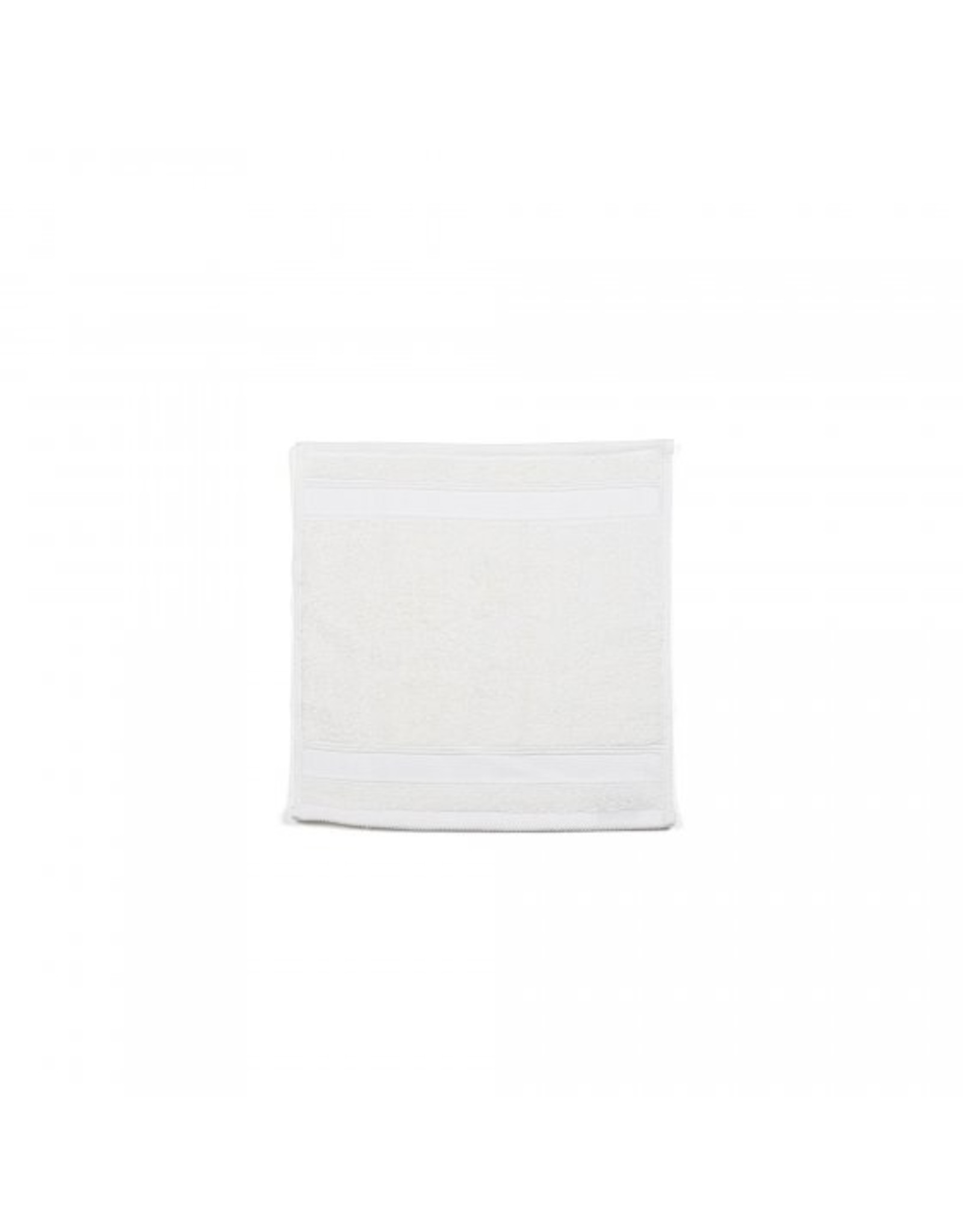 Oxford Silver 12 x 12 White Open End Cotton / Poly Wash Cloth 1 lb. -  600/Case