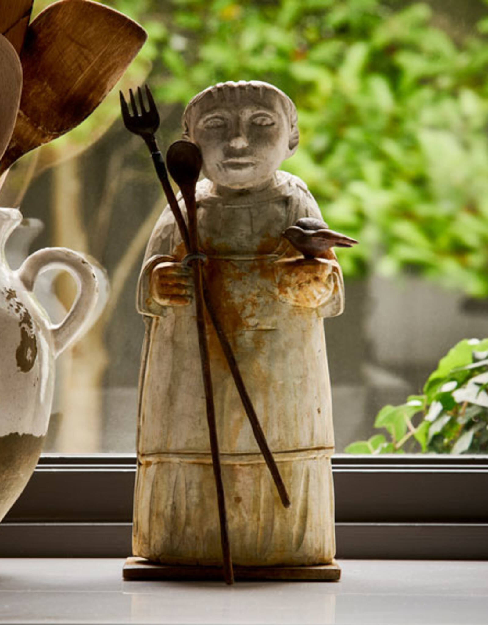 San Pasqual Saint Sculpture