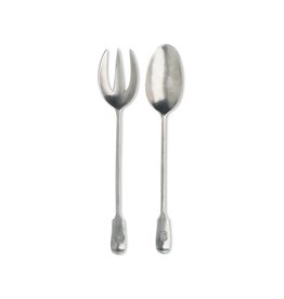 Antique Serving Fork & Spoon, A10165.0