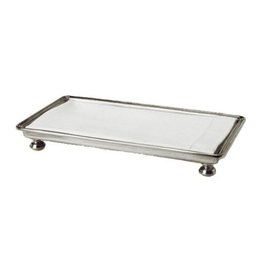 Footed Guest Towel Tray