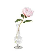 Pewter Footed Glass Vase, 938.0