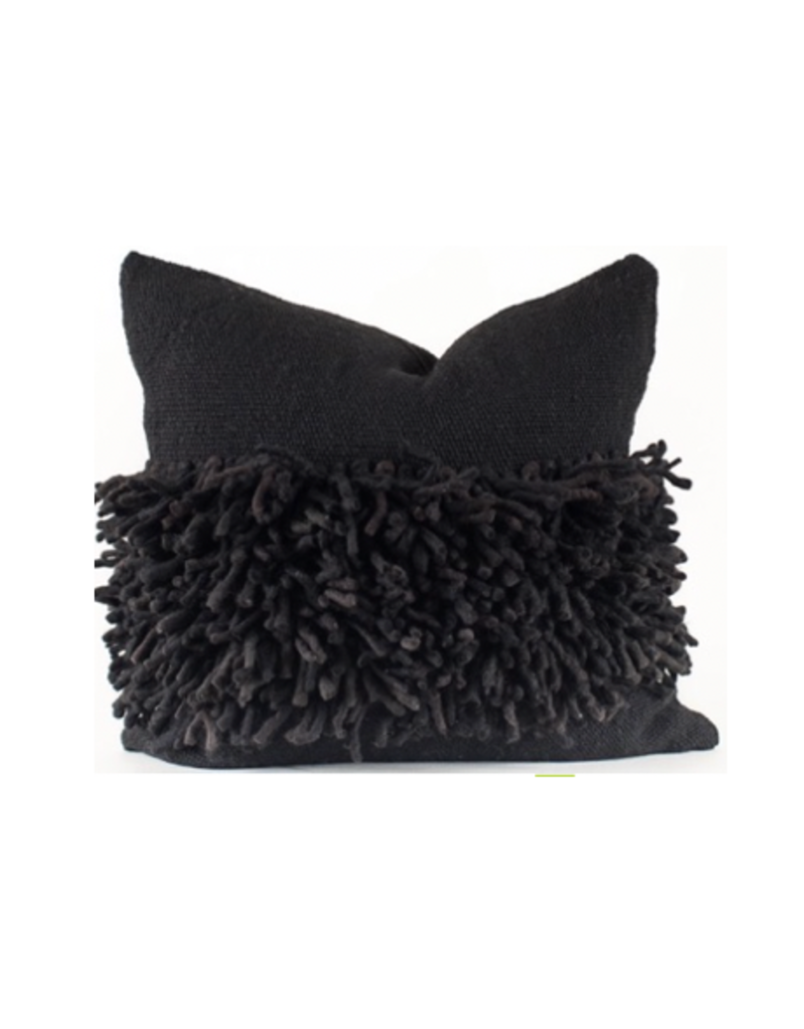 Black Fringe Pillow, Chile 26x26