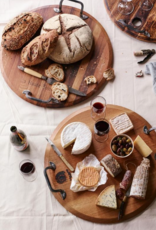 Vintage Platter w/ Forge Iron Handles
