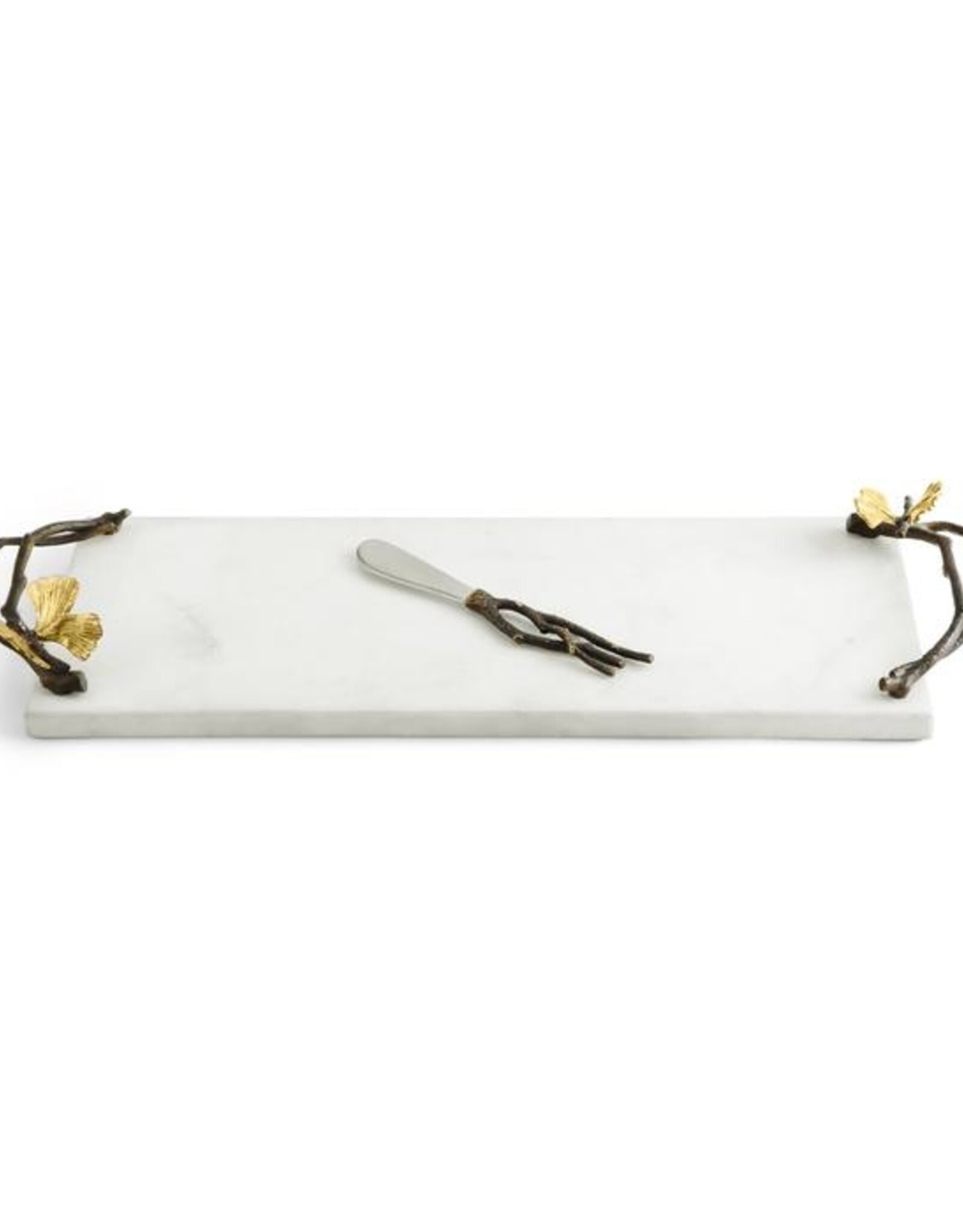 Butterfly Ginkgo Small Cheese Board w/ Knife