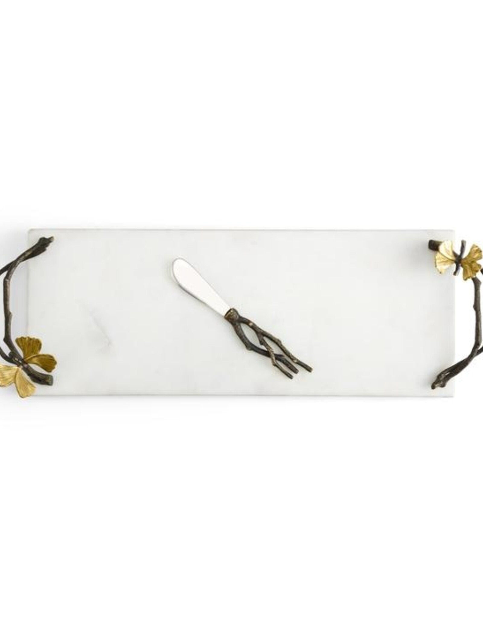 Butterfly Ginkgo Small Cheese Board w/ Knife