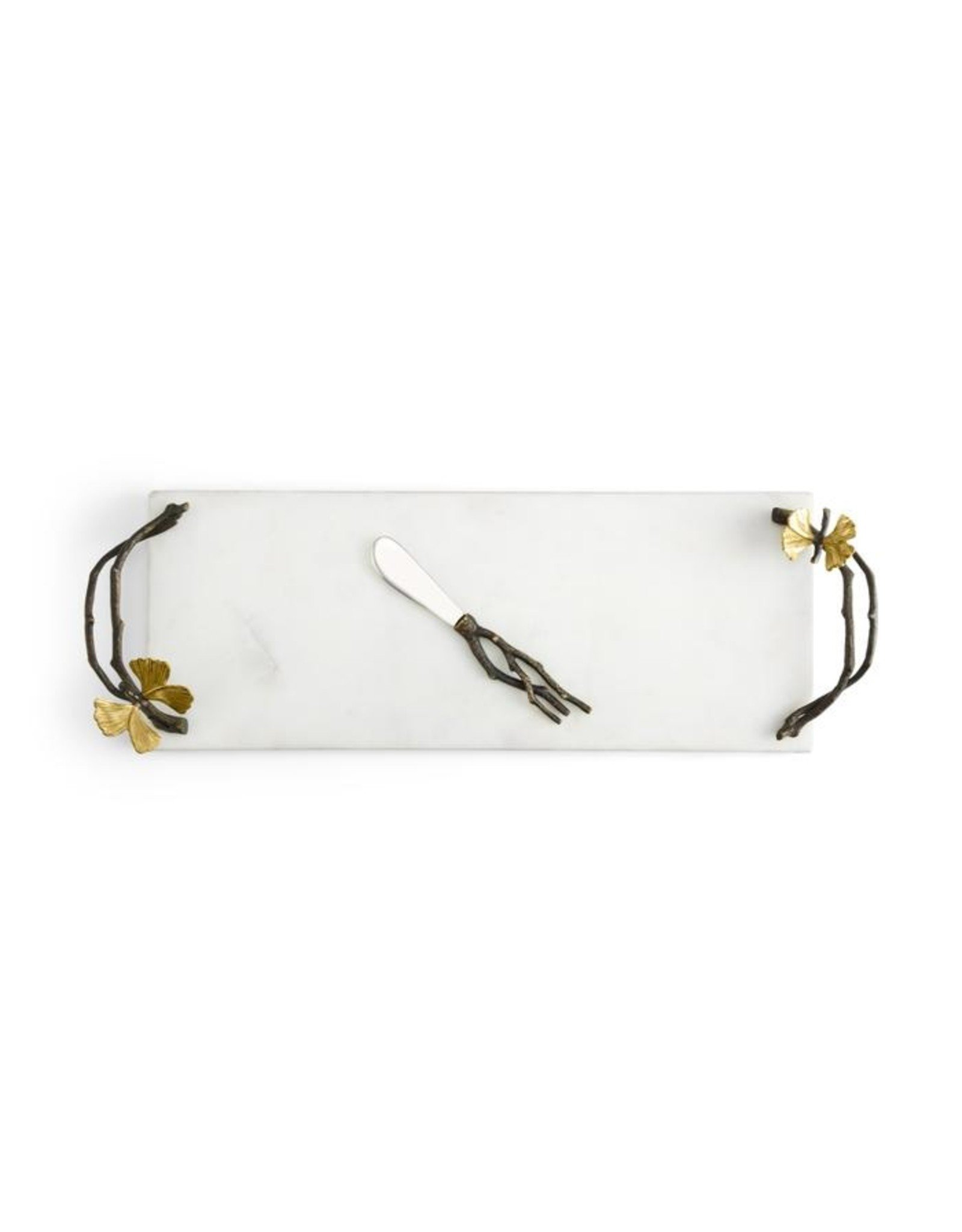Butterfly Ginkgo Small Cheese Board w/ Knife