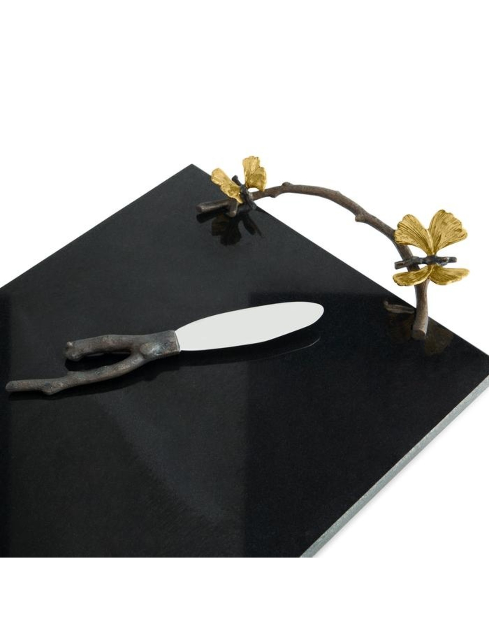 Butterfly Ginkgo Granite Cheese Board w/ Knife