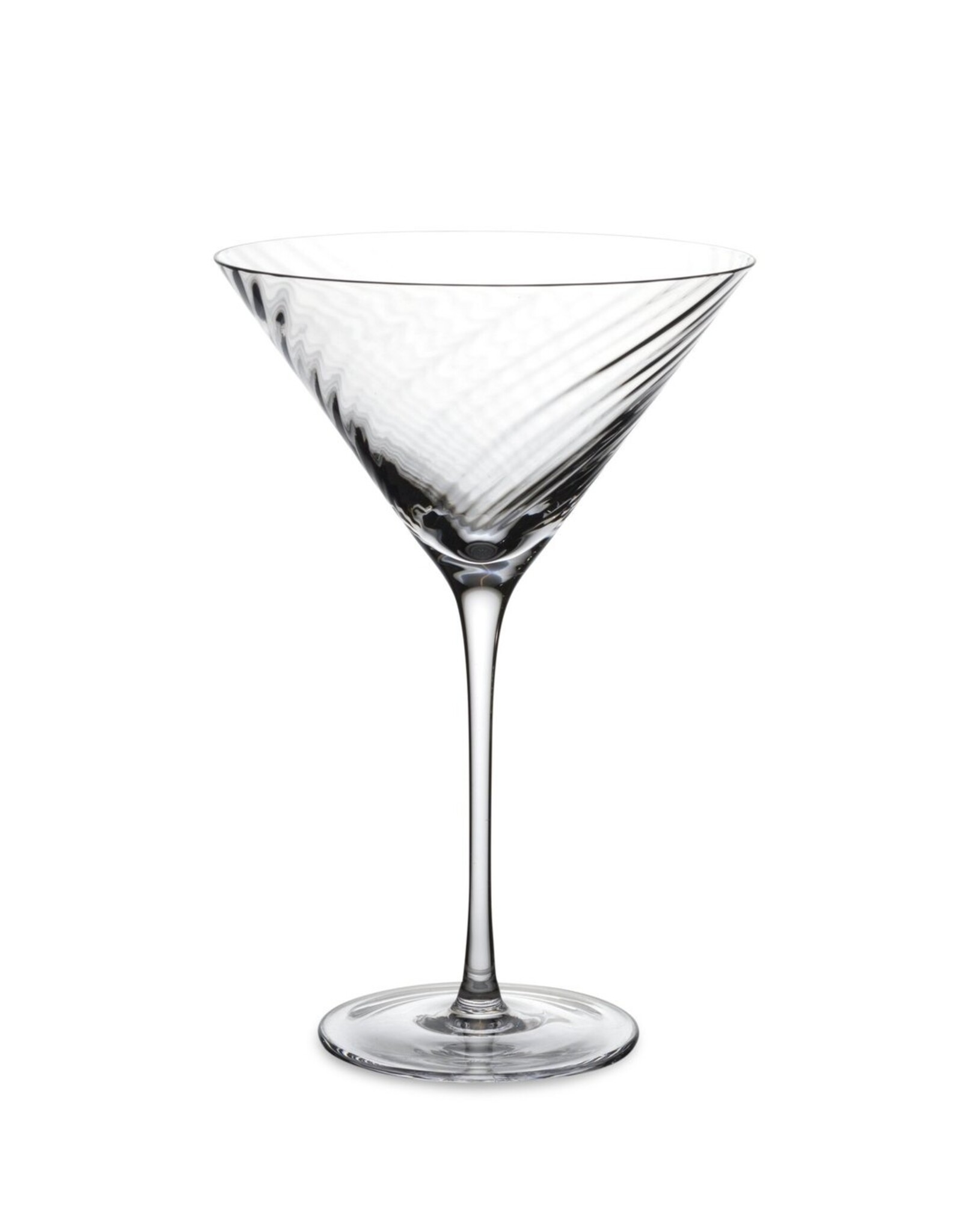 Twist Diamond Martini Glass