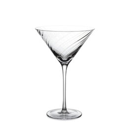 Twist Diamond Martini Glass
