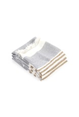 The Belgian Towel Fouta Ash Stripe 43x71