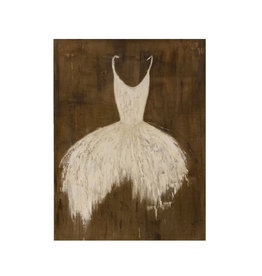 Camille White Dress, 47 x 63